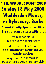 THE WADDESDON 2008 Sunday 18 May 2008