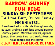 Barrow Gurney Fun Ride Sunday 8th September 2013