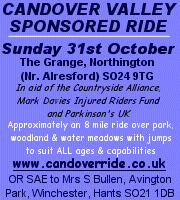 Candover Valley Sponsored Ride Sunday 31st October 2010
