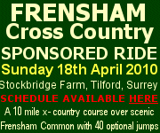 Frensham Sponsored Ride Sunday 18th April 2010