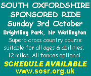 South Oxfordshire Sponsored Ride Sunday 4th October 2010