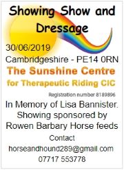 The Sunshine Centre for Therapeutic Riding CIC